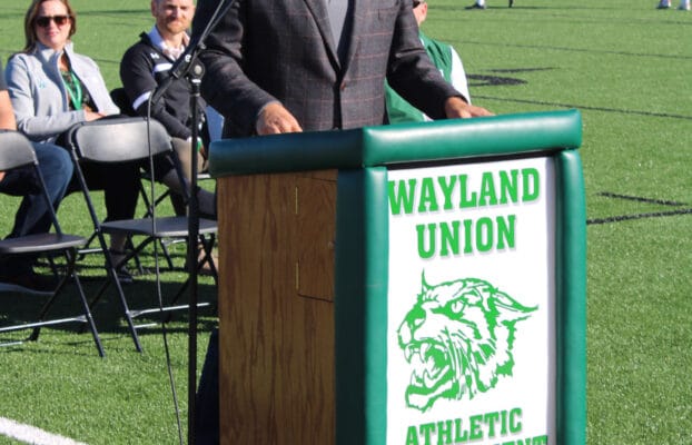 Gun Lake Casino helps Wayland Union Schools update soccer field via $1,975,871 in Revenue Sharing Funds